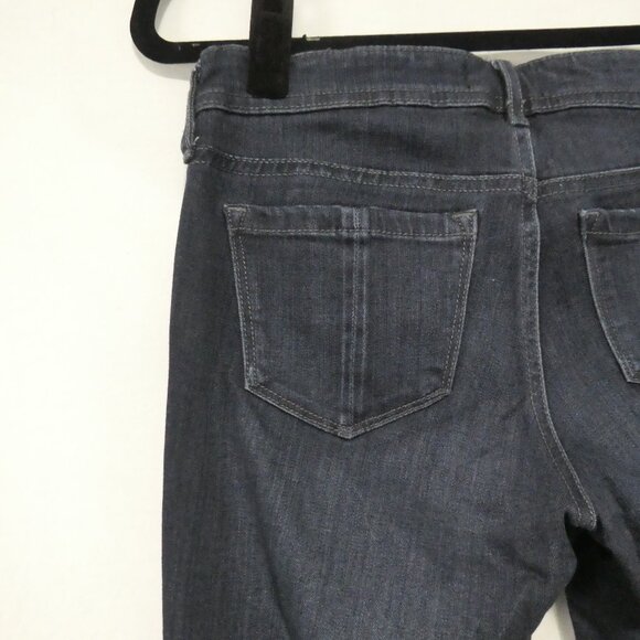 R JEANS Petites | size 26P | Classic Dark Wash Straight Leg Jeans - Picture 10 of 16